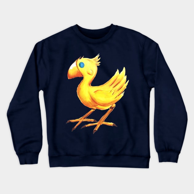 chocobo bird Crewneck Sweatshirt by jorge_lebeau